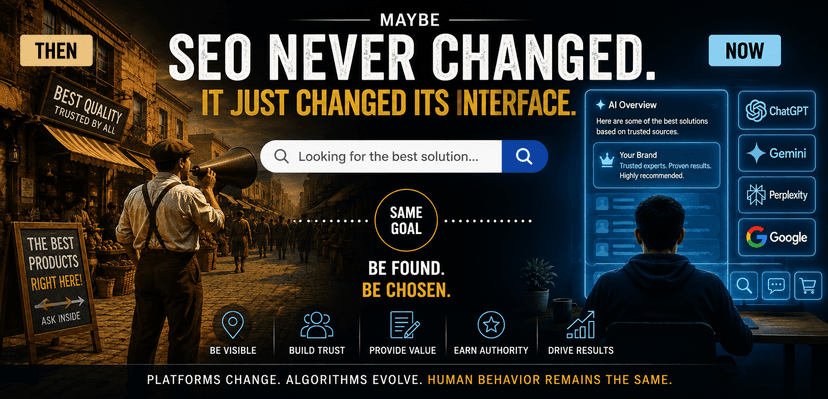 Maybe SEO Never Changed. It Just Changed Its Interface.